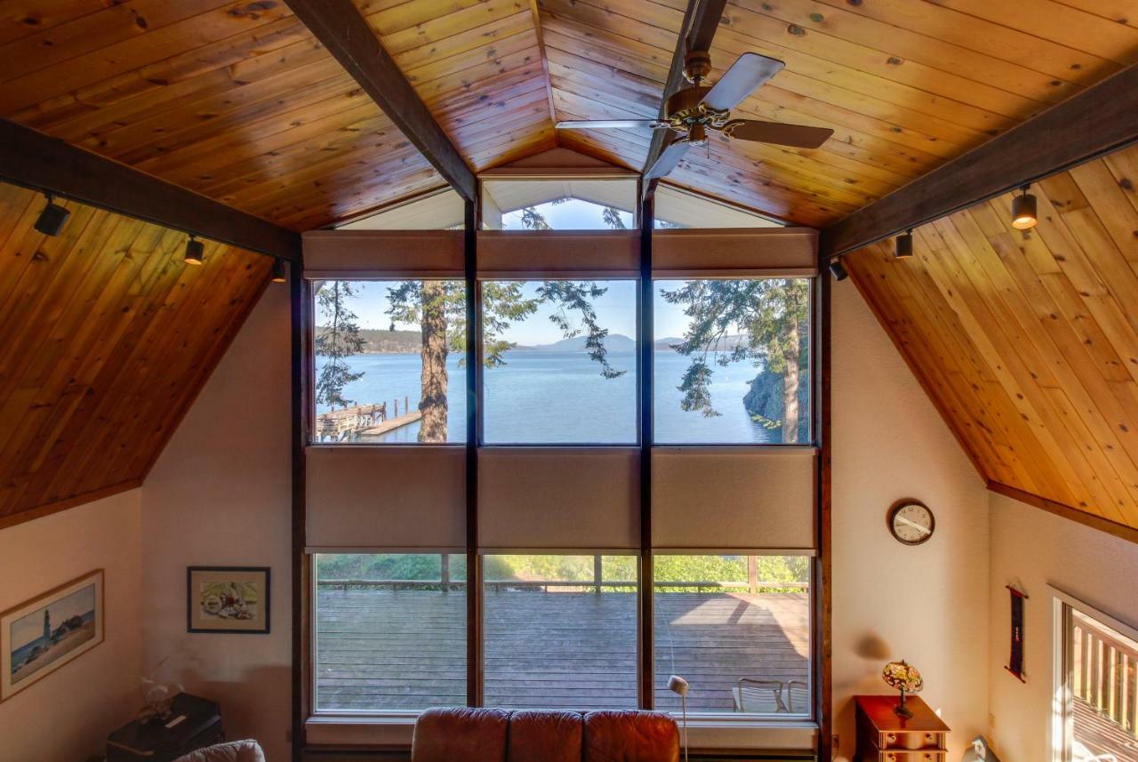Lopez Island Hunter Bay Waterfront Home Exterior foto